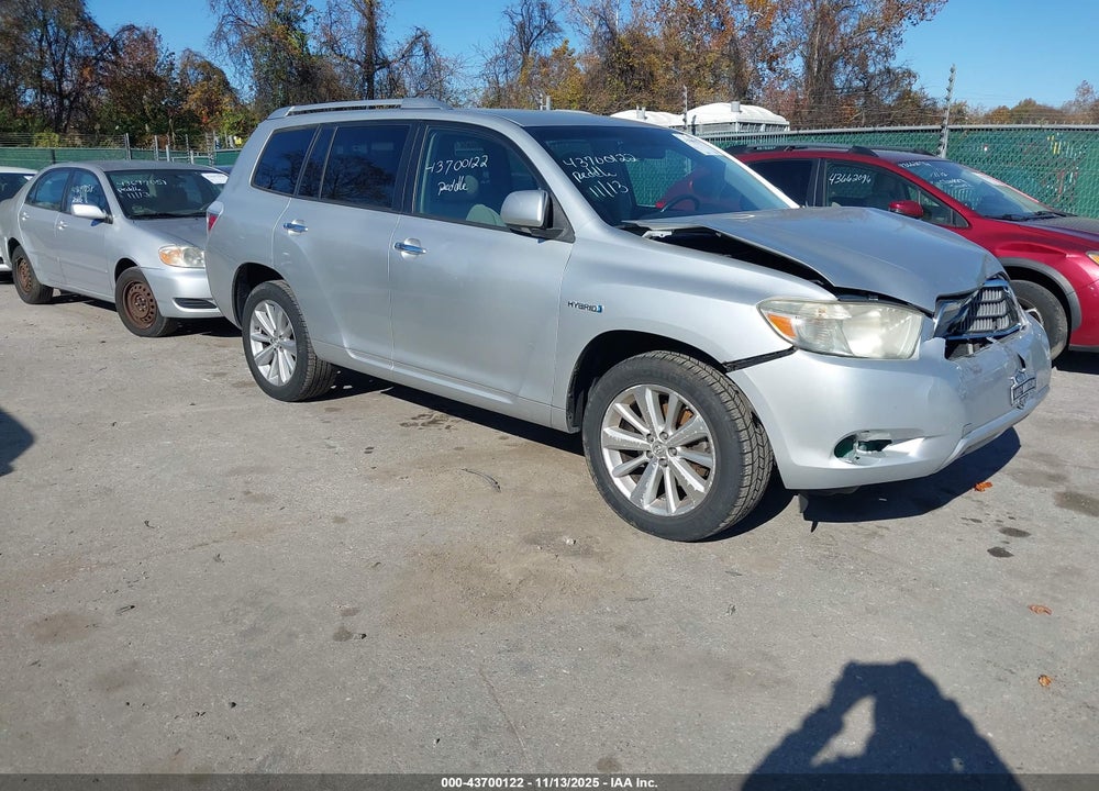 2009 TOYOTA HIGHLANDER HYBRID VIN: JTEEW41A592031552
