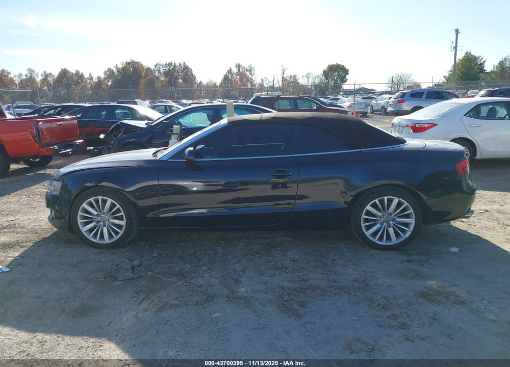 2012 AUDI A5 2.0T PREMIUM VIN: WAULFAFH3CN004918