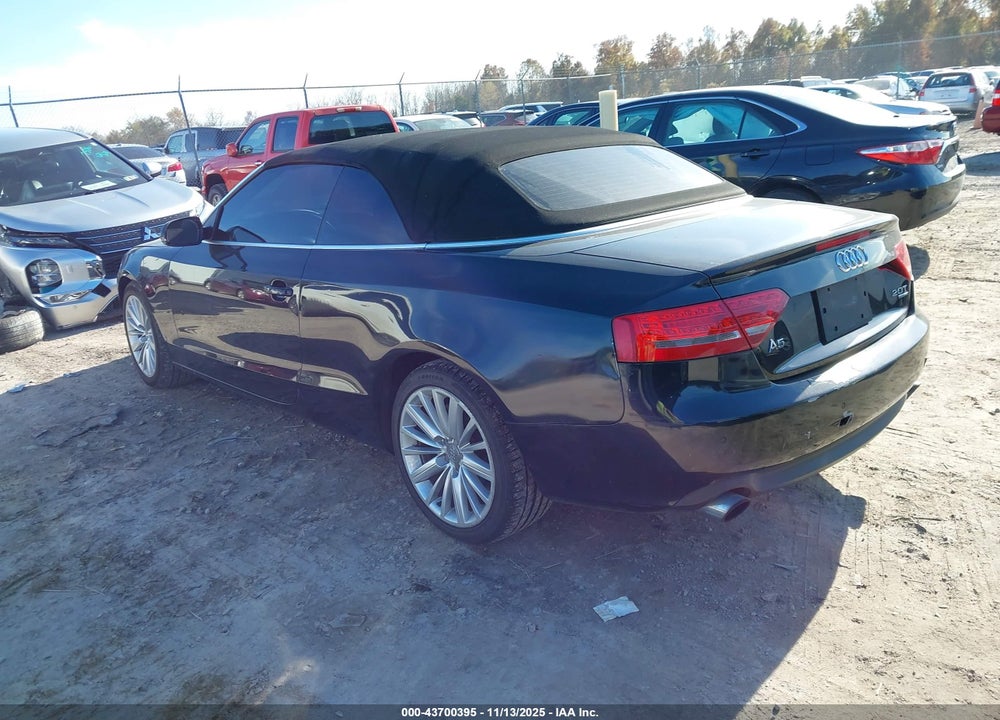 2012 AUDI A5 2.0T PREMIUM VIN: WAULFAFH3CN004918