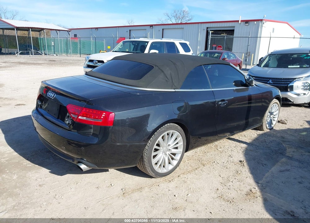 2012 AUDI A5 2.0T PREMIUM VIN: WAULFAFH3CN004918