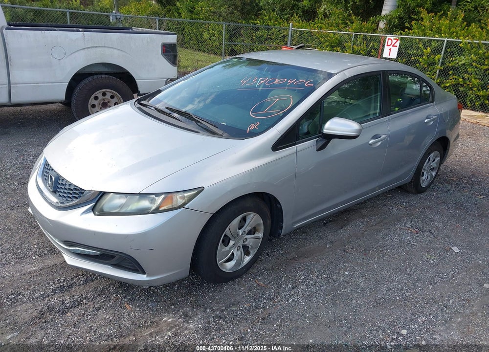 2014 HONDA CIVIC LX VIN: 19XFB2F52EE254715