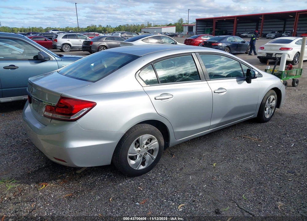 2014 HONDA CIVIC LX VIN: 19XFB2F52EE254715