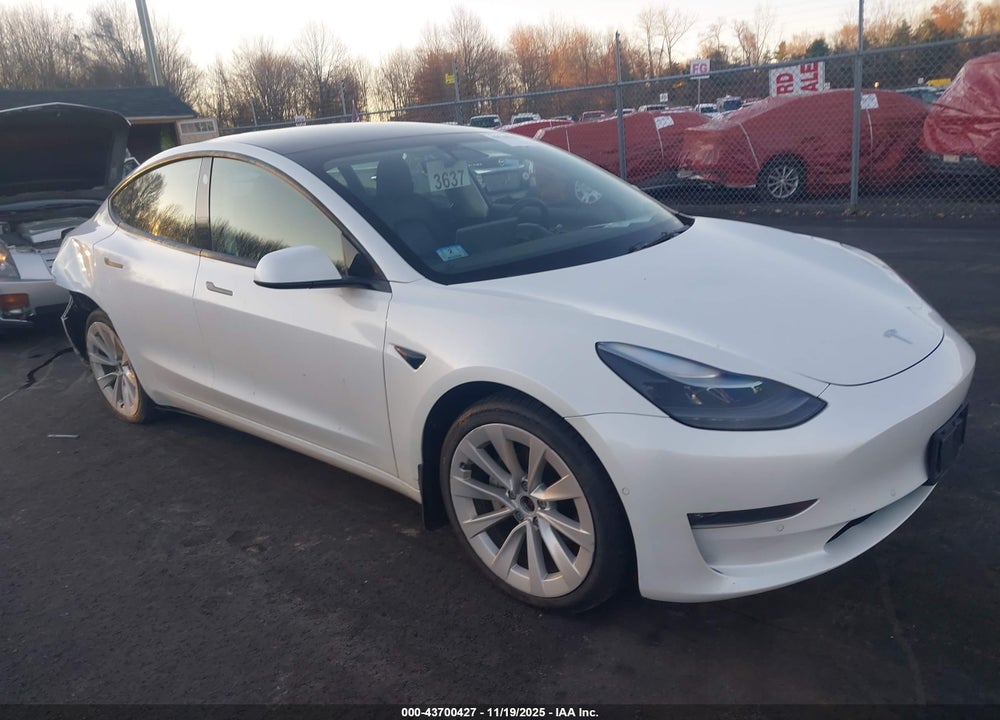 2022 TESLA MODEL 3 LONG RANGE DUAL MOTOR ALL-WHEEL DRIVE VIN: 5YJ3E1EBXNF157025