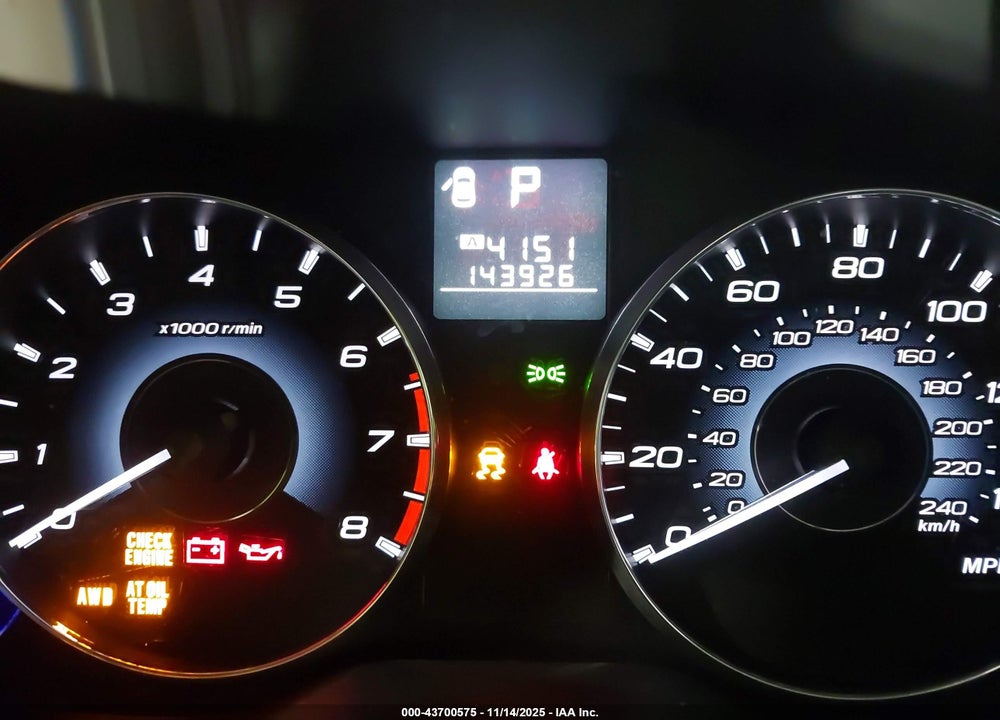 2012 SUBARU OUTBACK VIN: 4S4BRBCC5C3235833