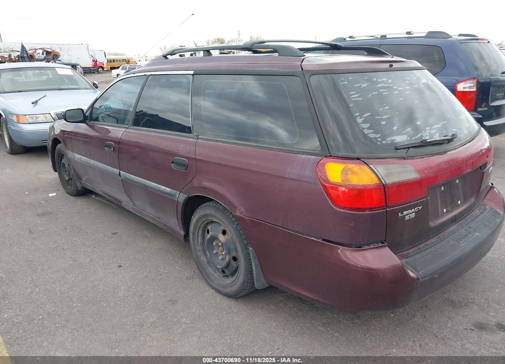 2000 SUBARU LEGACY L VIN: 4S3BH6352Y7309712