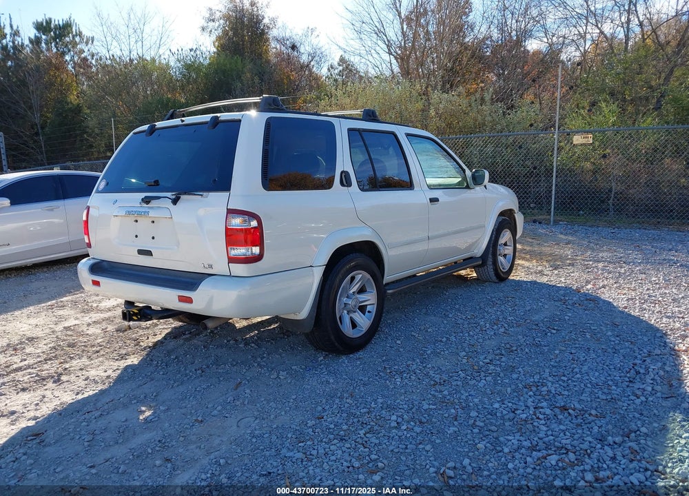 2002 NISSAN PATHFINDER LE VIN: JN8DR09X62W666064