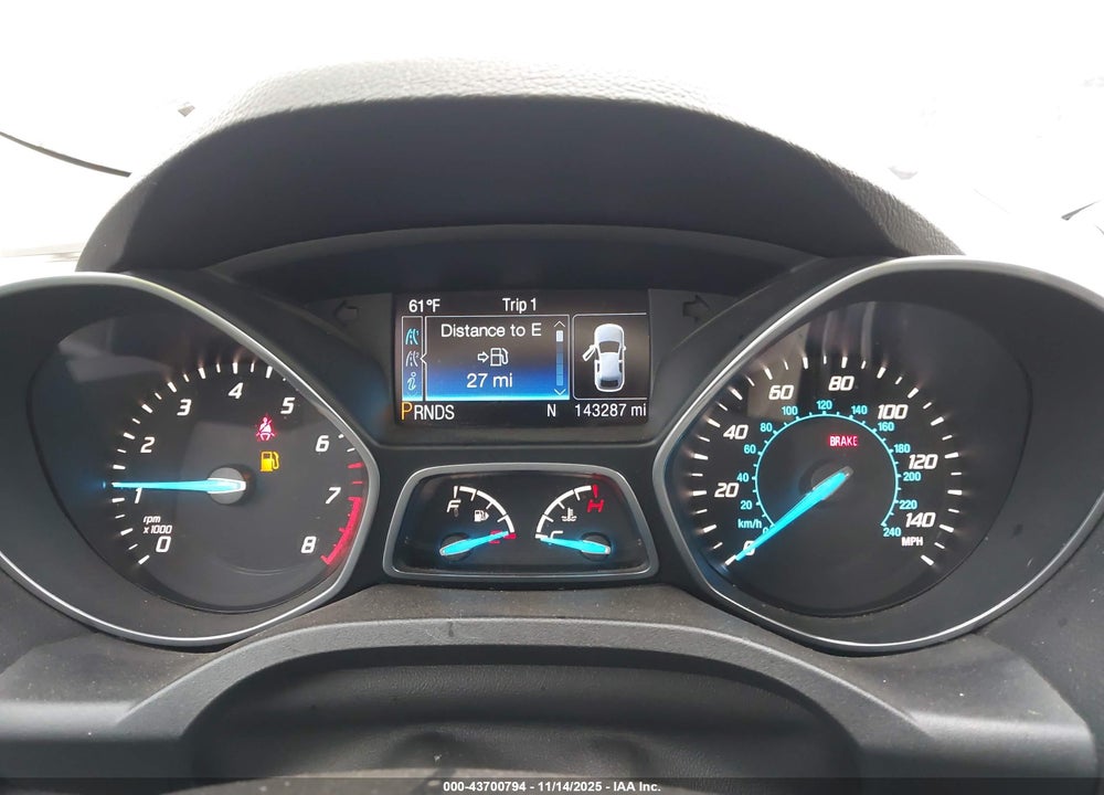 2014 FORD ESCAPE VIN: 1FMCU0J92EUB09120
