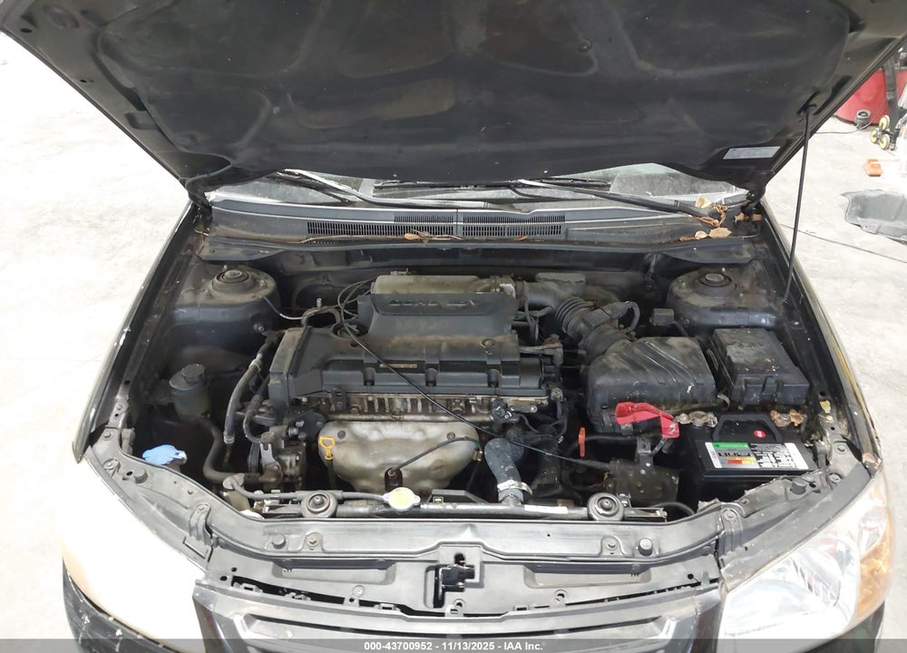2008 KIA SPECTRA EX VIN: KNAFE121785525723