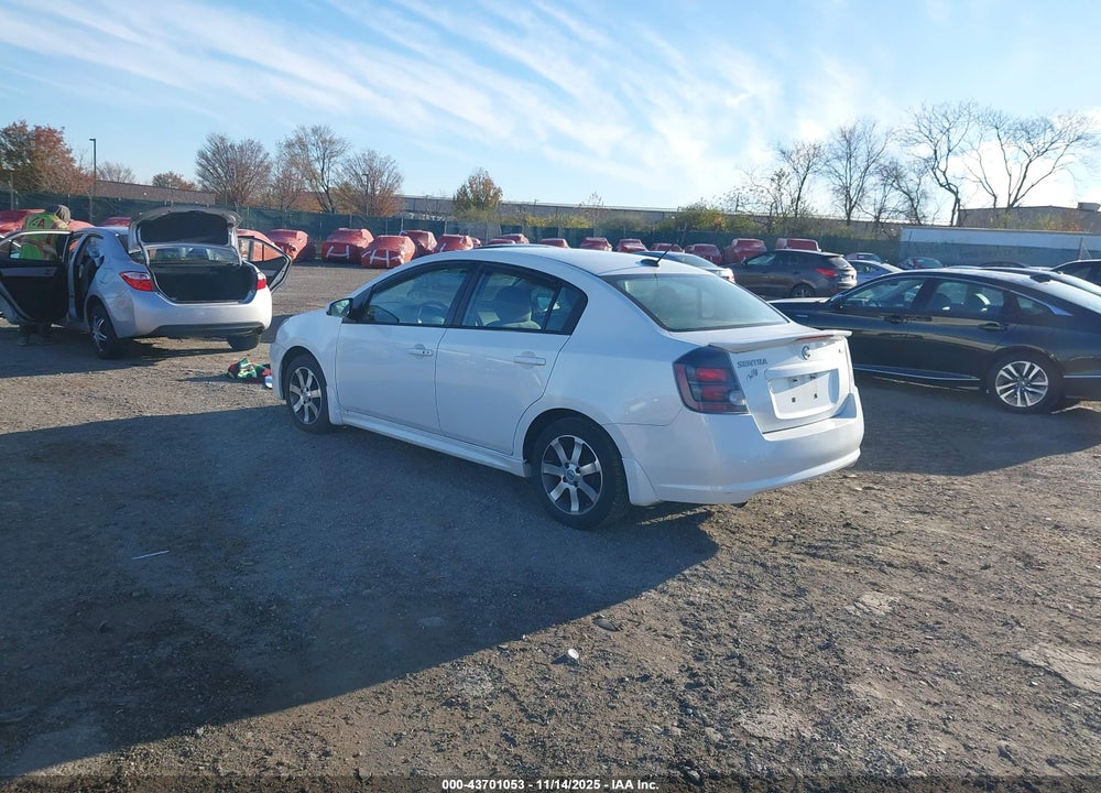 2012 NISSAN SENTRA 2.0 SR VIN: 3N1AB6AP9CL638965