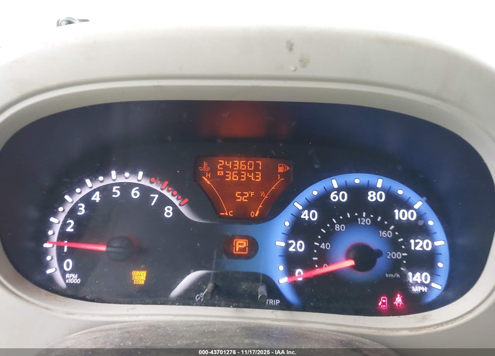 2009 NISSAN CUBE 1.8SL VIN: JN8AZ28R39T106211