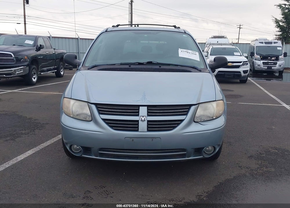 2005 DODGE GRAND CARAVAN SXT VIN: 2D4GP44LX5R534192
