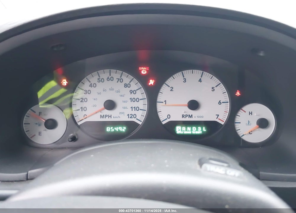 2005 DODGE GRAND CARAVAN SXT VIN: 2D4GP44LX5R534192