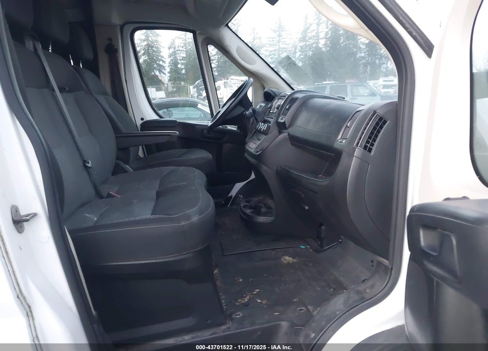 2017 RAM PROMASTER 2500 HIGH ROOF 159 WB VIN: 3C6TRVDGXHE544121