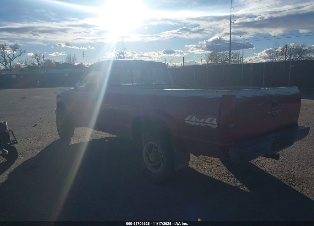 1991 GMC SIERRA K2500 VIN: 1GTGK24N2ME511003
