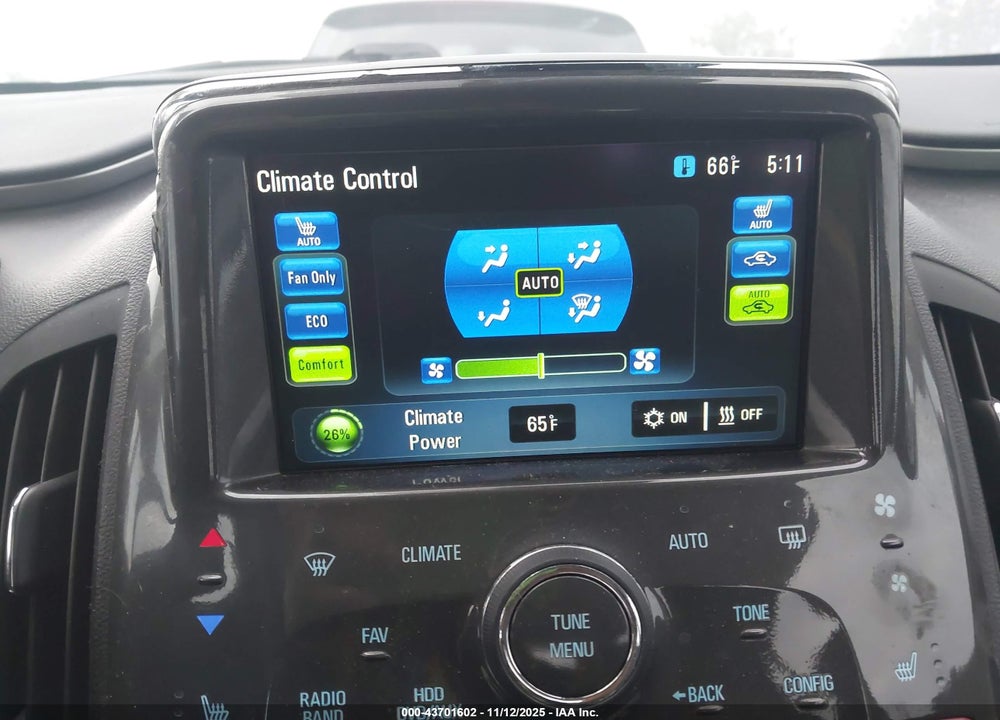 2012 CHEVROLET VOLT VIN: 1G1RH6E42CU127286