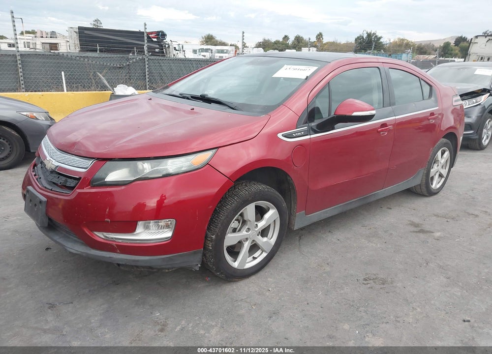 2012 CHEVROLET VOLT VIN: 1G1RH6E42CU127286