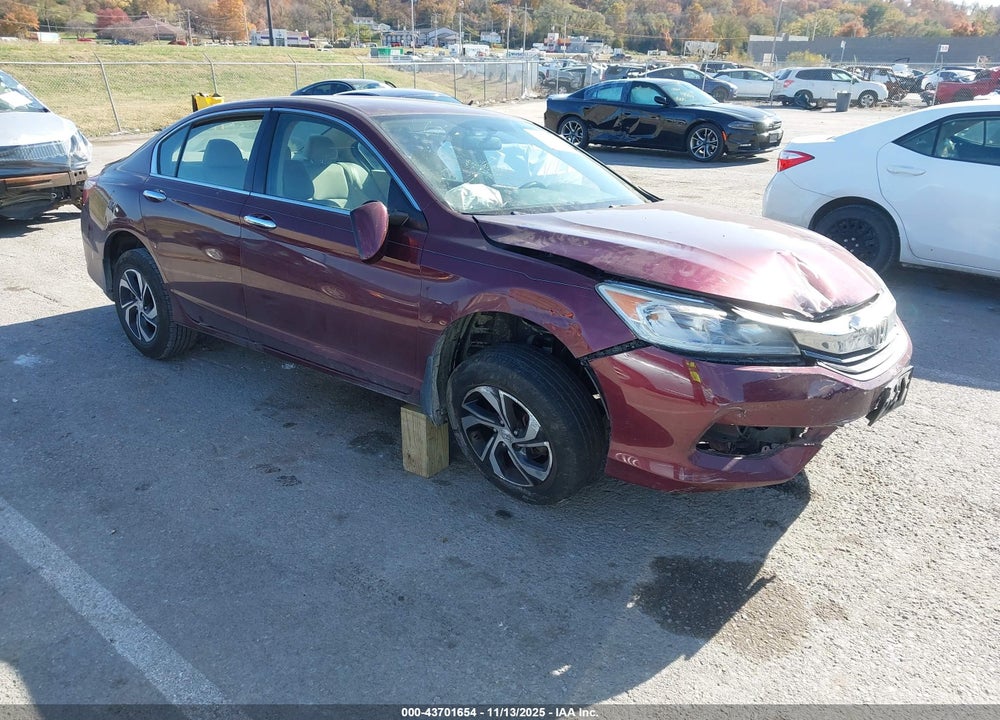 2016 HONDA ACCORD LX VIN: 1HGCR2F36GA168392
