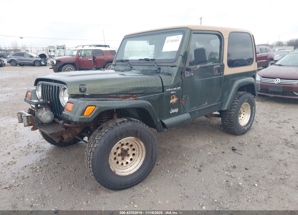 1998 JEEP WRANGLER SAHARA VIN: 1J4FY49S1WP744005