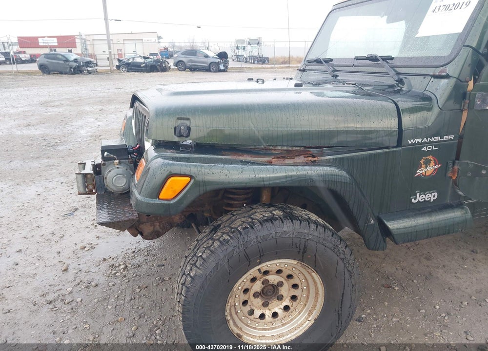 1998 JEEP WRANGLER SAHARA VIN: 1J4FY49S1WP744005