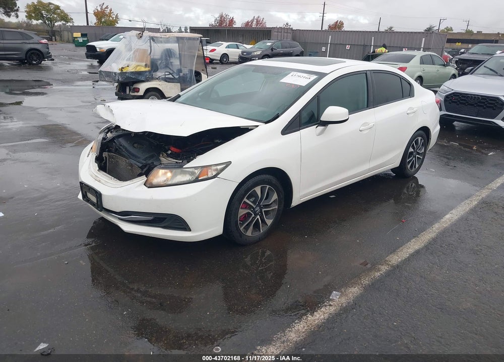 2013 HONDA CIVIC EX VIN: 19XFB2F82DE273631