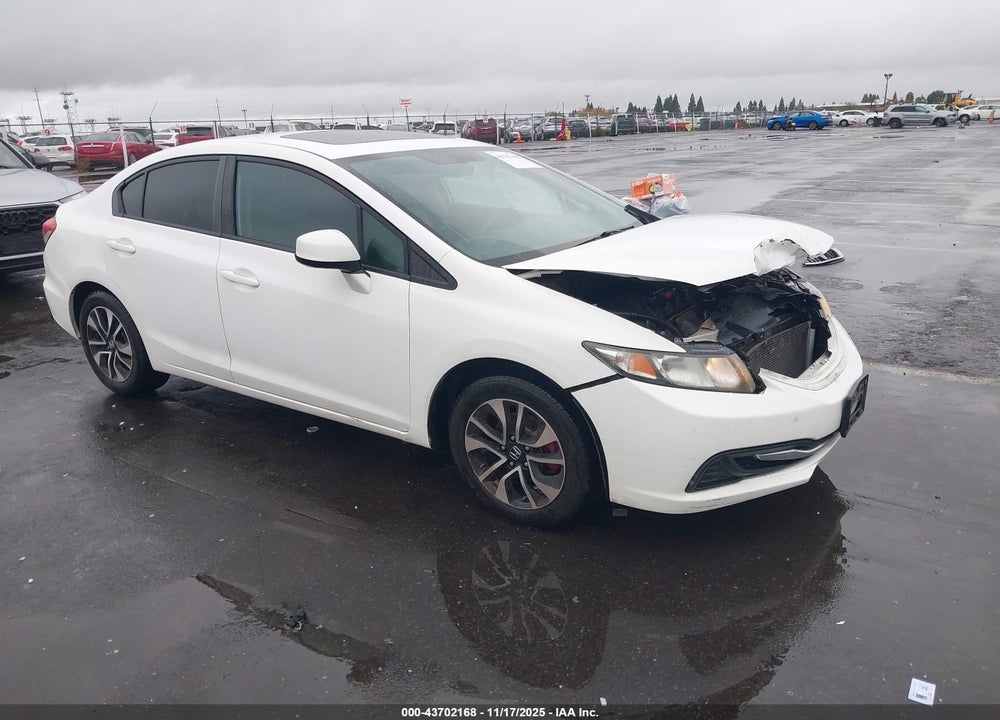 2013 HONDA CIVIC EX VIN: 19XFB2F82DE273631