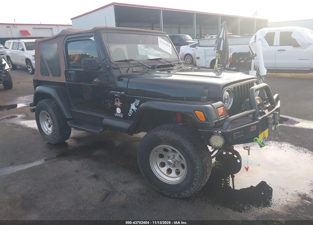 1999 JEEP WRANGLER SAHARA VIN: 1J4FY49S7XP430408