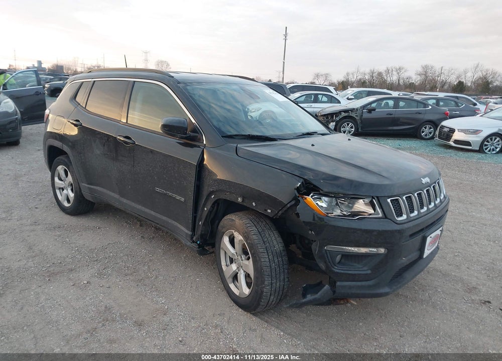 2018 JEEP COMPASS LATITUDE 4X4 VIN: 3C4NJDBB3JT366080