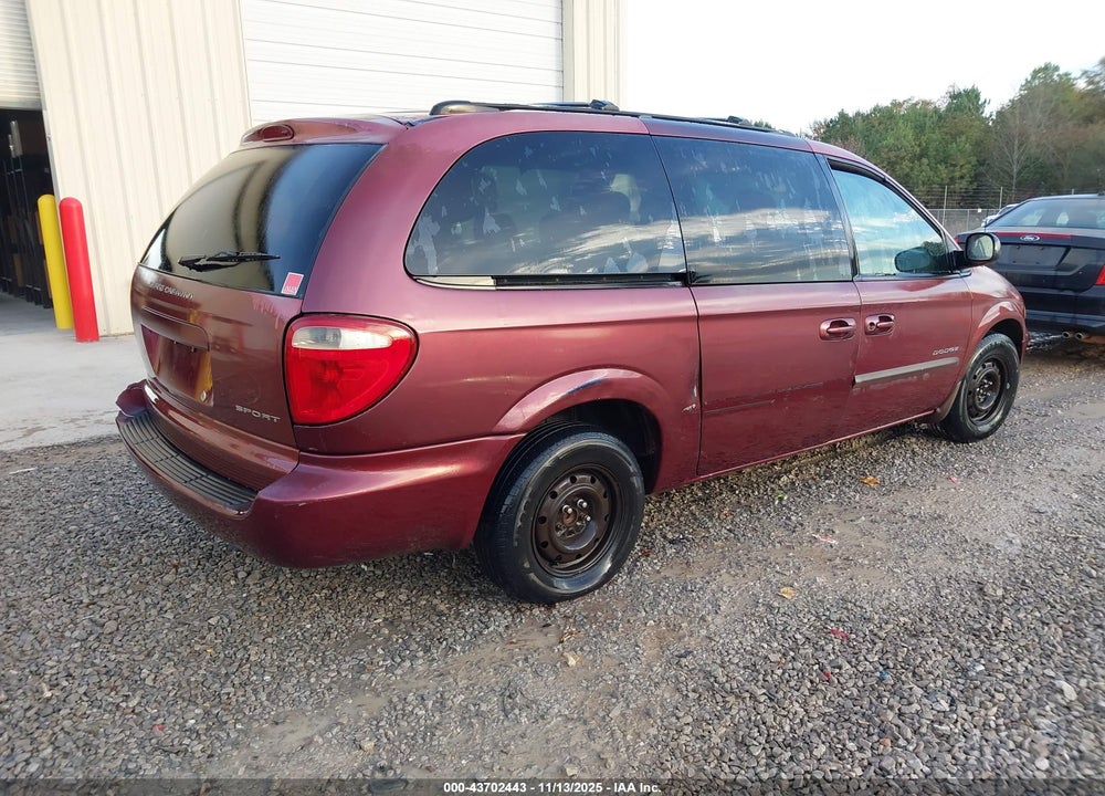 2001 DODGE GRAND CARAVAN SPORT VIN: 2B8GP44301R204886