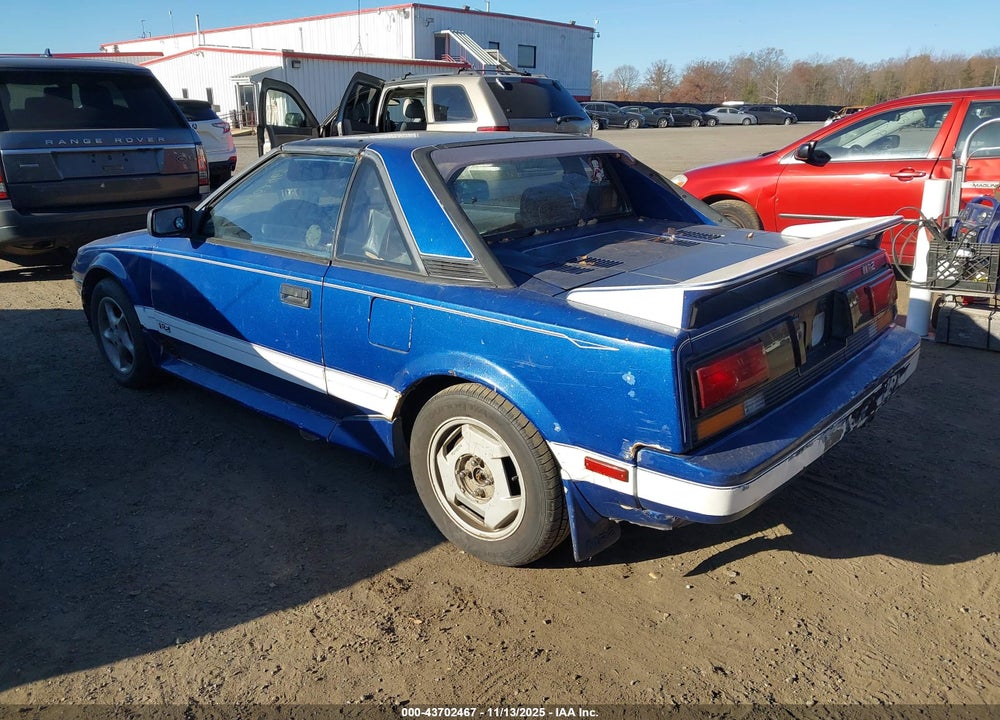1988 TOYOTA MR2 T-BAR VIN: JT2AW15J6J0139022