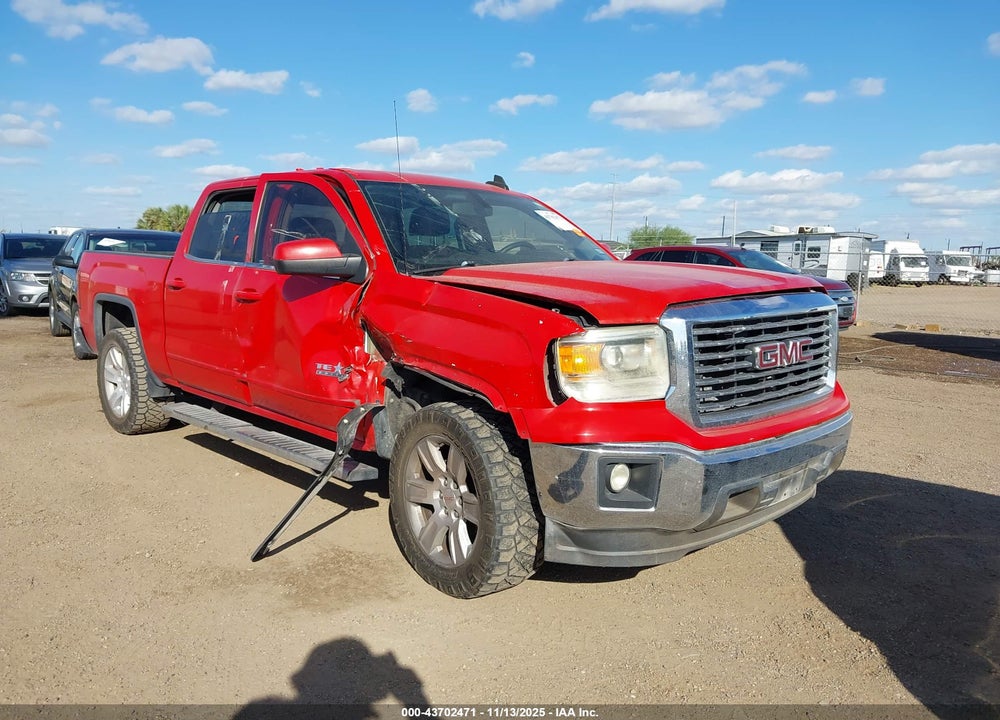 2015 GMC SIERRA 1500 SLE VIN: 3GTP1UEC5FG356678