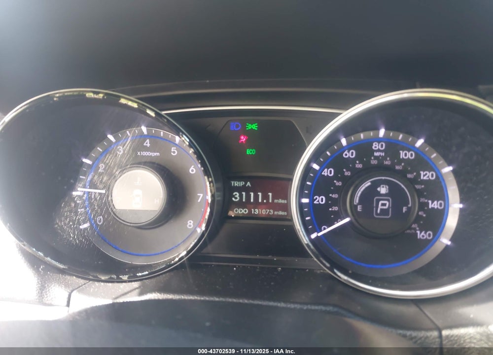 2013 HYUNDAI SONATA GLS VIN: 5NPEB4AC1DH721758