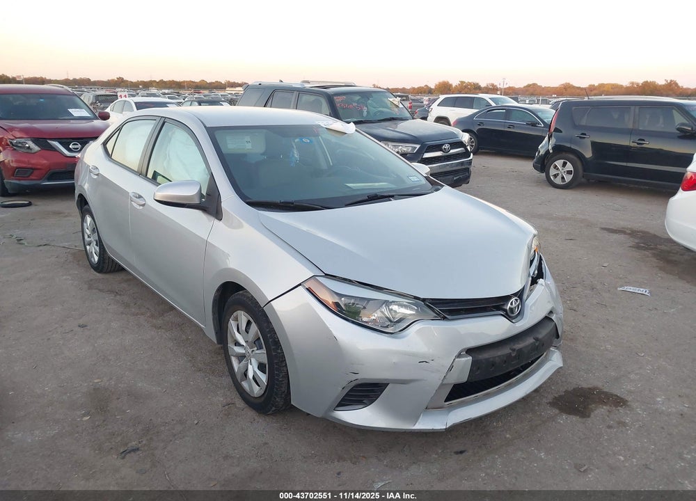 2016 TOYOTA COROLLA LE VIN: 5YFBURHE6GP409041