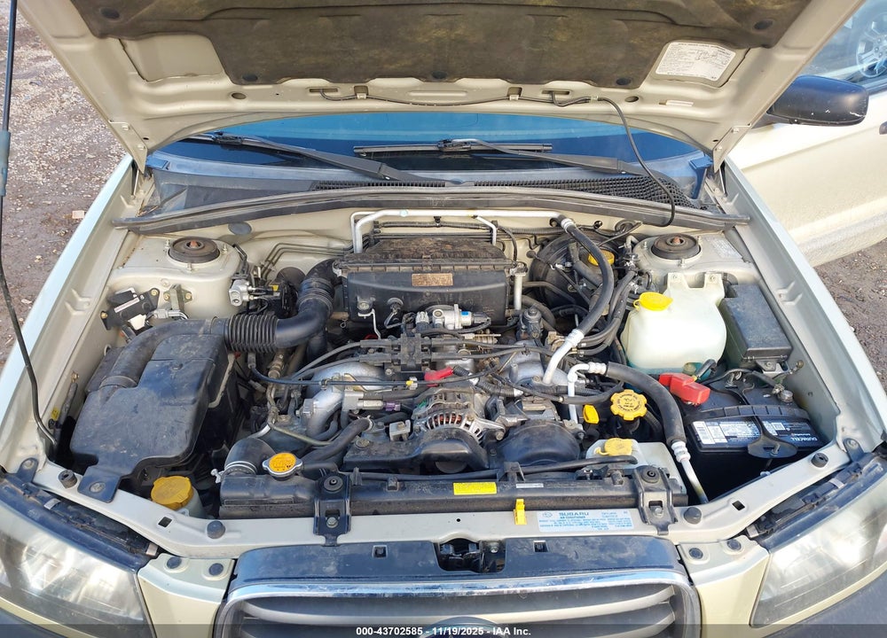2004 SUBARU FORESTER 2.5X VIN: JF1SG636X4H719633