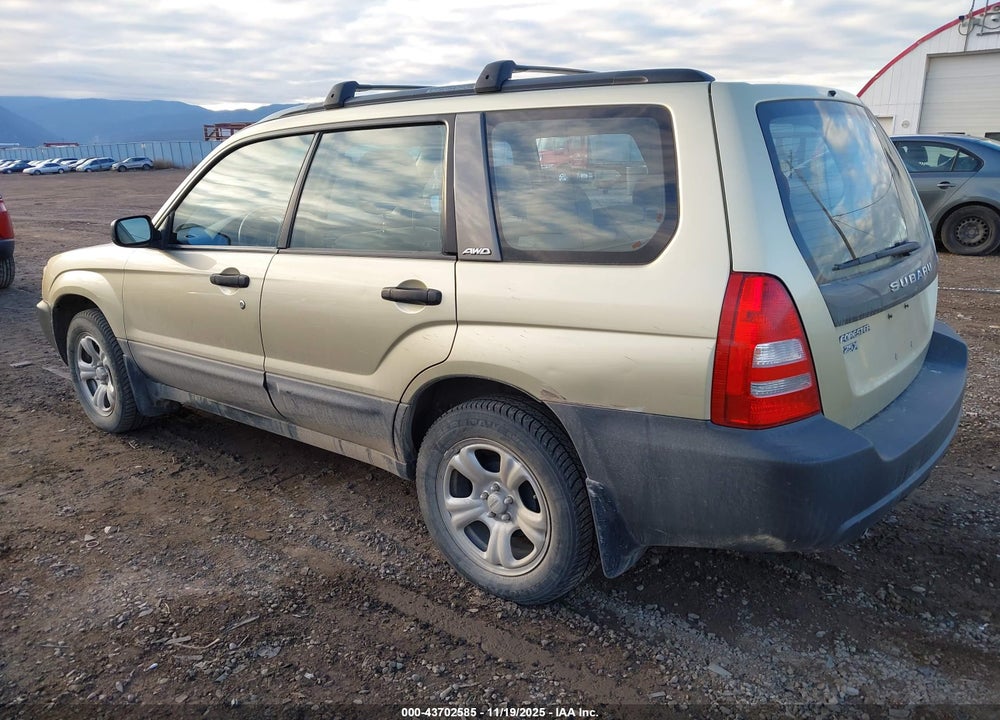 2004 SUBARU FORESTER 2.5X VIN: JF1SG636X4H719633