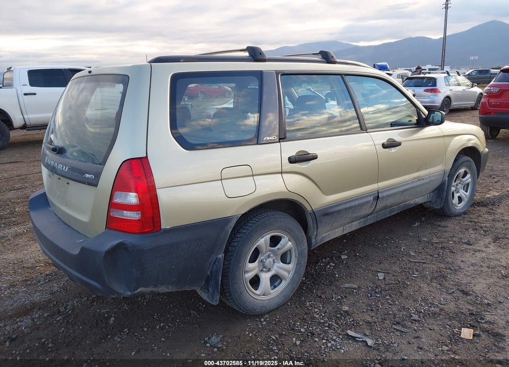 2004 SUBARU FORESTER 2.5X VIN: JF1SG636X4H719633