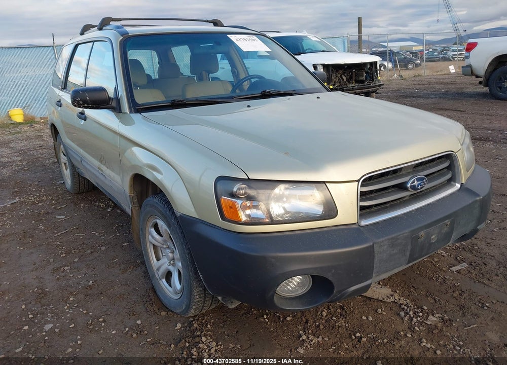 2004 SUBARU FORESTER 2.5X VIN: JF1SG636X4H719633