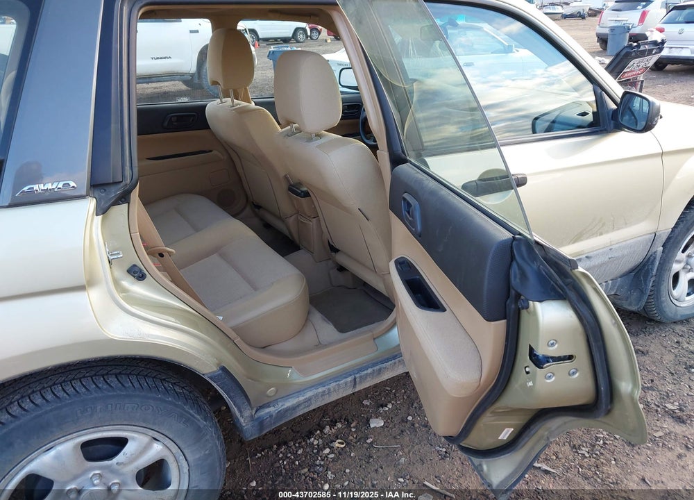 2004 SUBARU FORESTER 2.5X VIN: JF1SG636X4H719633