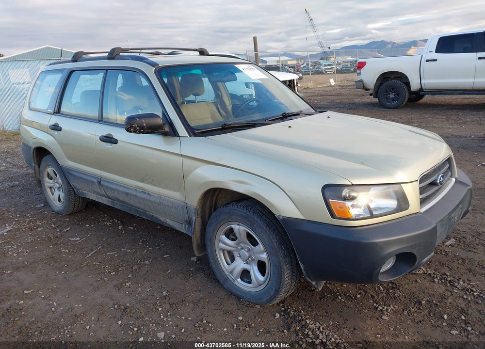2004 SUBARU FORESTER 2.5X VIN: JF1SG636X4H719633