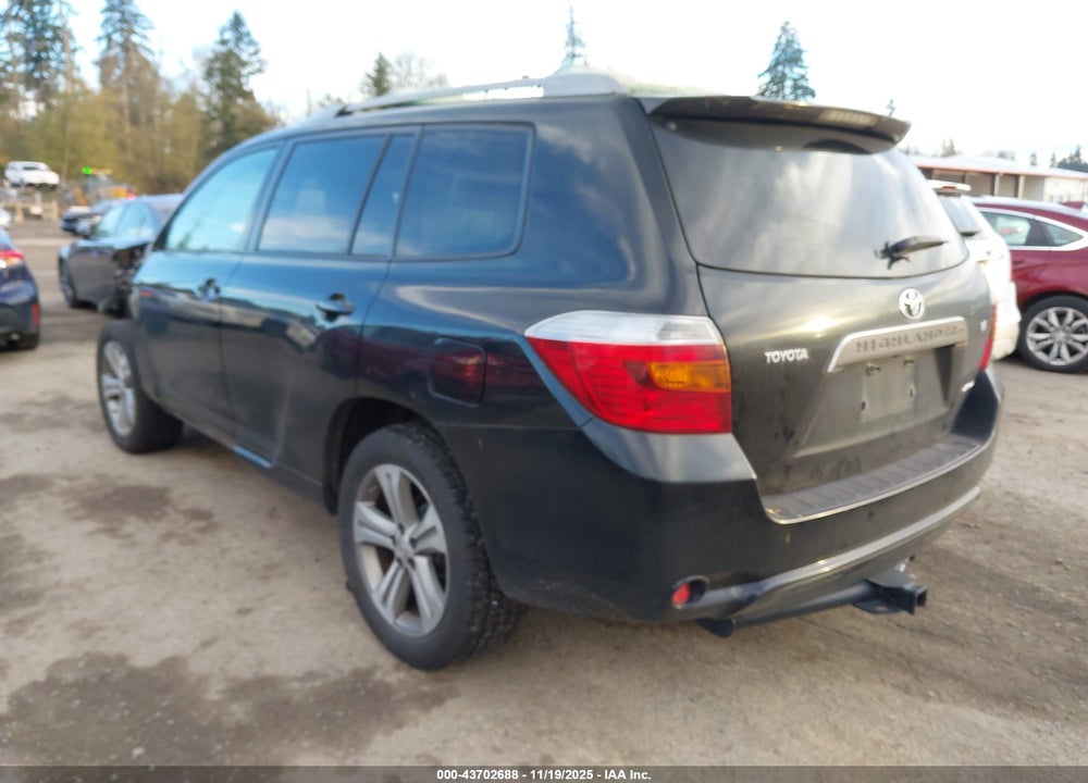 2008 TOYOTA HIGHLANDER SPORT VIN: JTEES43A982107197