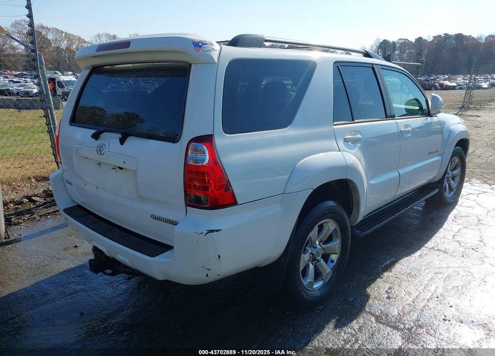2006 TOYOTA 4RUNNER LIMITED V8 VIN: JTEBT17R668034198