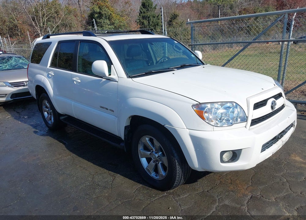 2006 TOYOTA 4RUNNER LIMITED V8 VIN: JTEBT17R668034198