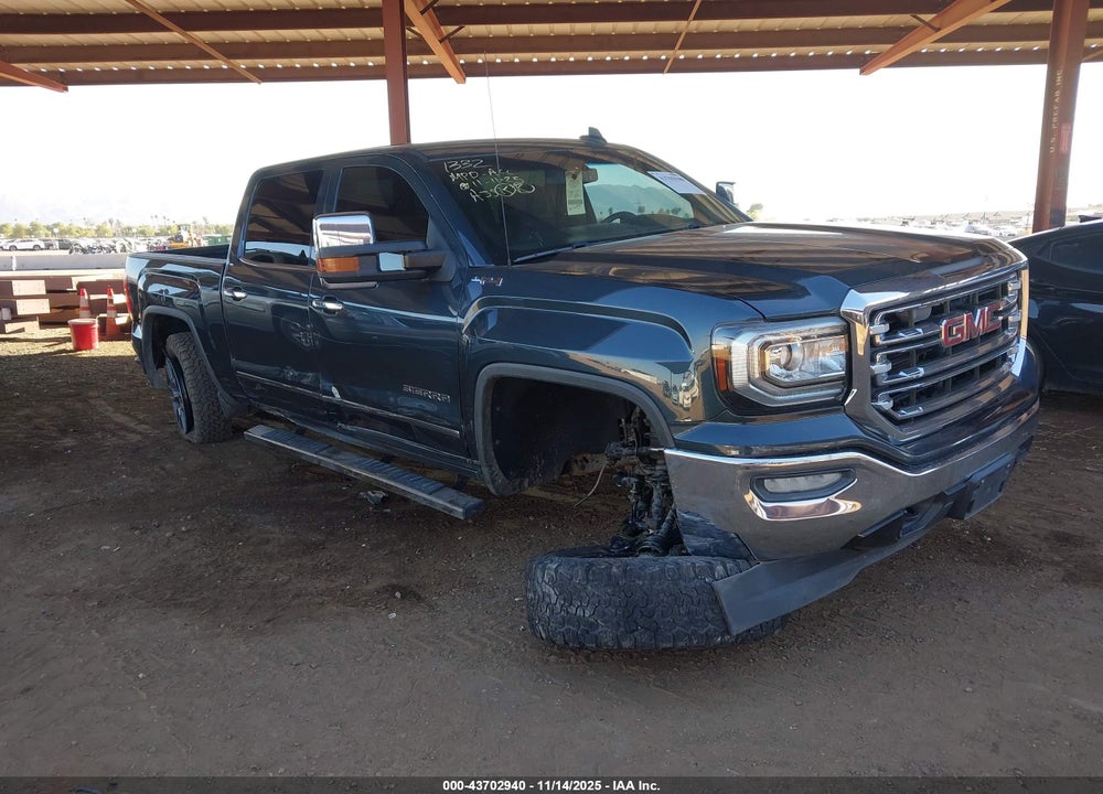 2017 GMC SIERRA 1500 SLT VIN: 3GTU2NEC5HG186587
