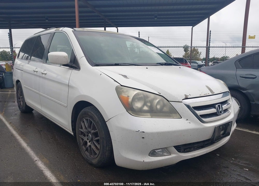 2007 HONDA ODYSSEY TOURING VIN: 5FNRL38837B059971