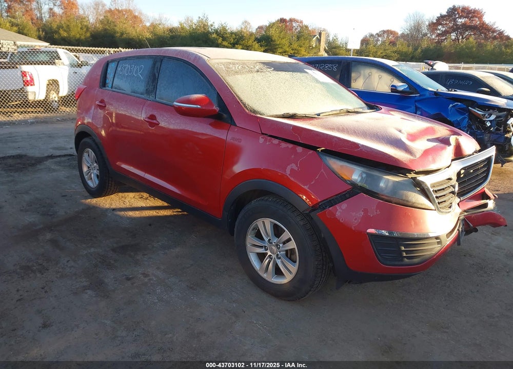 2011 KIA SPORTAGE LX VIN: KNDPBCA24B7045009