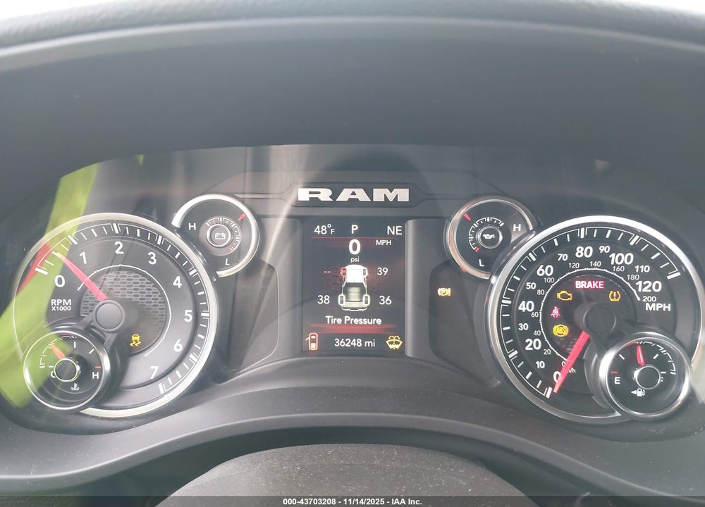 2023 RAM 1500 BIG HORN 4X4 5'7 BOX VIN: 1C6RRFFG6PN584378