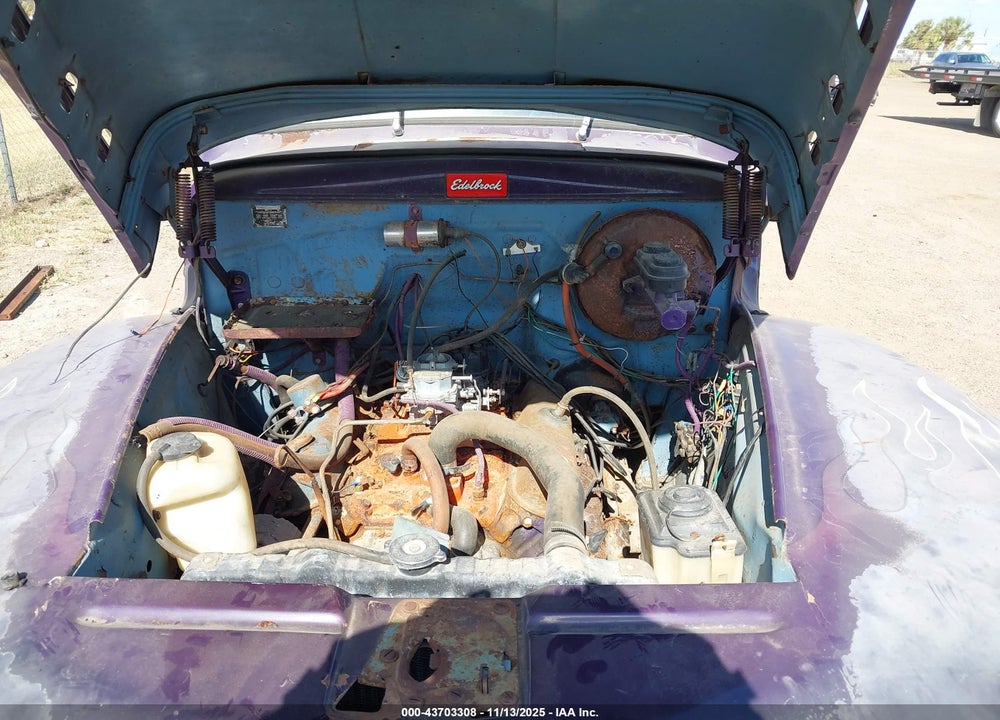 1951 FORD F1 VIN: F1H1NR10732