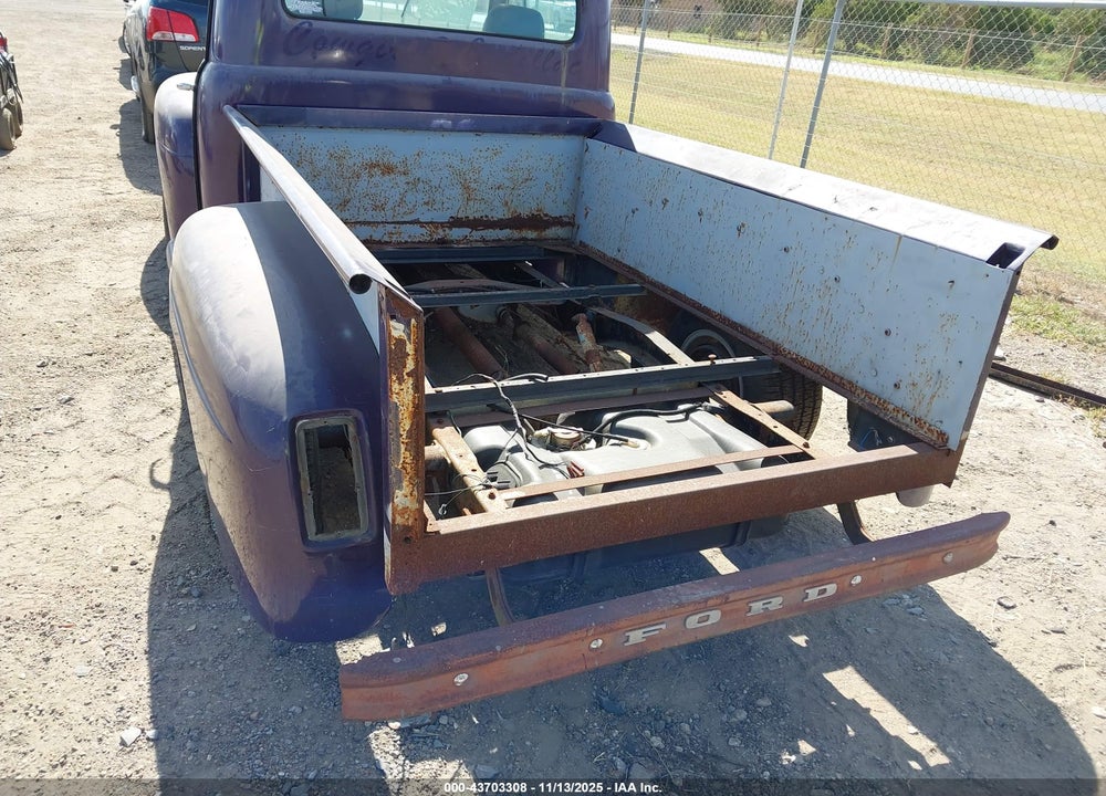 1951 FORD F1 VIN: F1H1NR10732