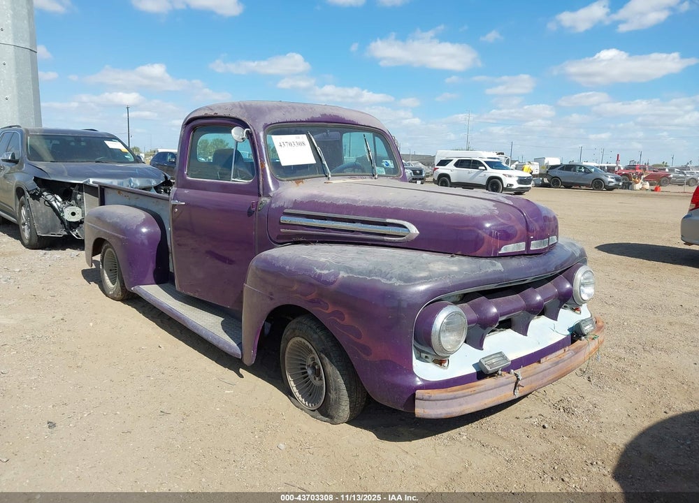 1951 FORD F1 VIN: F1H1NR10732
