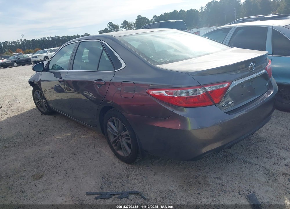 2016 TOYOTA CAMRY SE VIN: 4T1BF1FK3GU205655