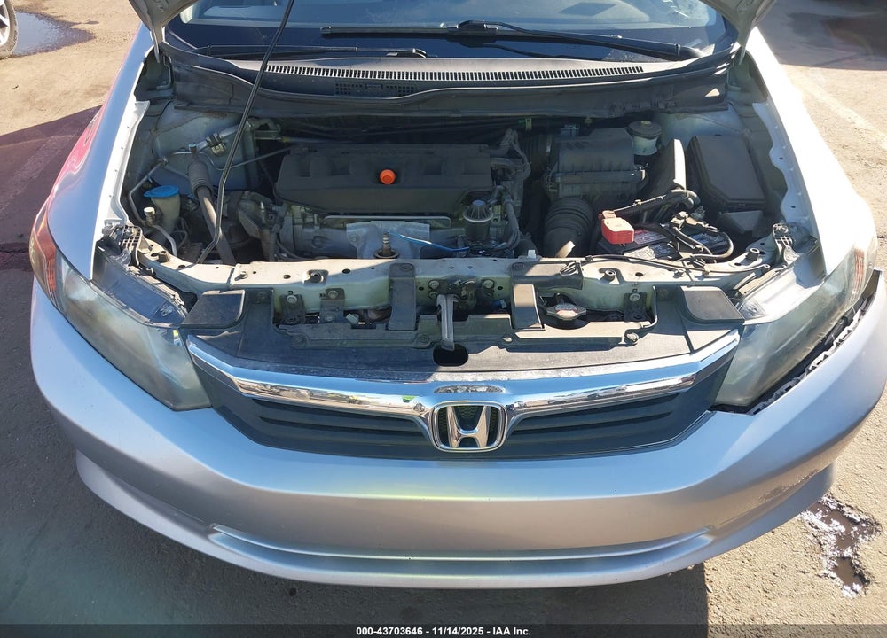2012 HONDA CIVIC LX VIN: 2HGFB2F56CH560884